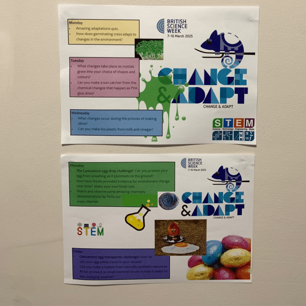 Change & Adapt: British Science Week 2025 17 20
