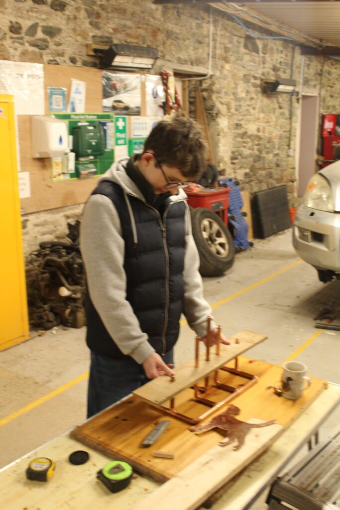 Creative Construction 3 testing the jig